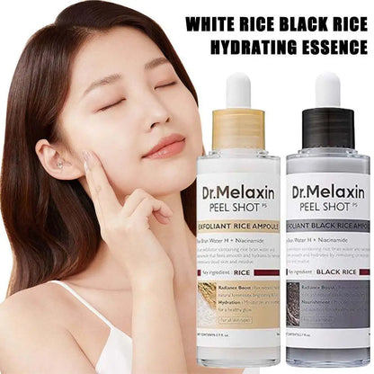 Dr. Melaxin Rice Exfoliating Serum Facial Moisturizing Soften Serum Blackhead Removal Hydrating Pore Shrinking Korean Skin Care