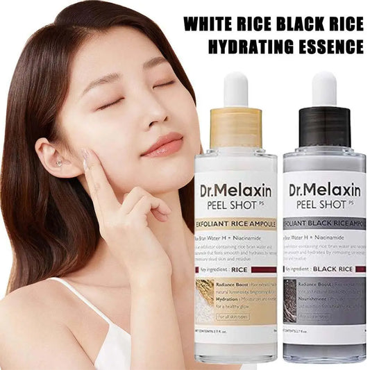 Dr. Melaxin Rice Exfoliating Serum Facial Moisturizing Soften Serum Blackhead Removal Hydrating Pore Shrinking Korean Skin Care